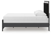 Zuraleus Queen Upholstered Panel Bed, Dresser and Mirror - PCB3380B7