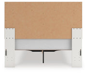 Zuraleus Queen Upholstered Panel Platform Storage Bed, Dresser and Chest in White - PKG022800