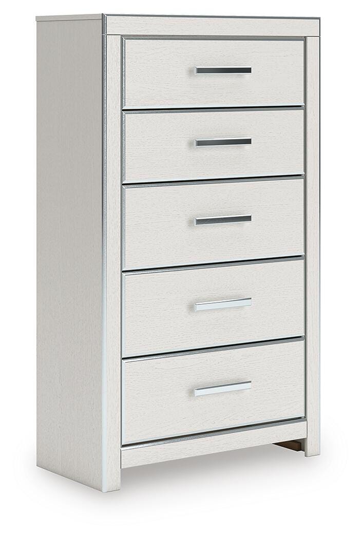 Zuraleus White Chest of Drawers - PCB3381-46