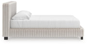 Zuraleus White King Upholstered Bed - PCB3381B13