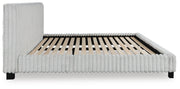 Zuraleus White King Upholstered Bed - PCB3381B13