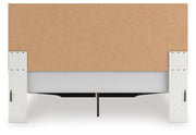 Zuraleus White King Upholstered Panel Platform Storage Bed - PCB3381B9