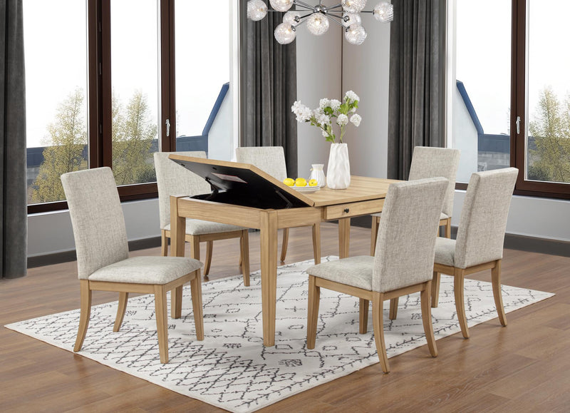 Zurich 6PC (Table & 4 Chairs & Bench) - D200-6PC