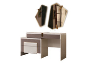 Zurich Bedroom (Queen Frame With Headboard & Dresser With Mirror & 2 Nightstand) - 120-ZUR-SET