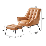 Zusa Accent Chair & Ottoman - AC02379