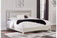 Zyniden Silver King Upholstered Panel Bed - Gate FurnitureKing Bed