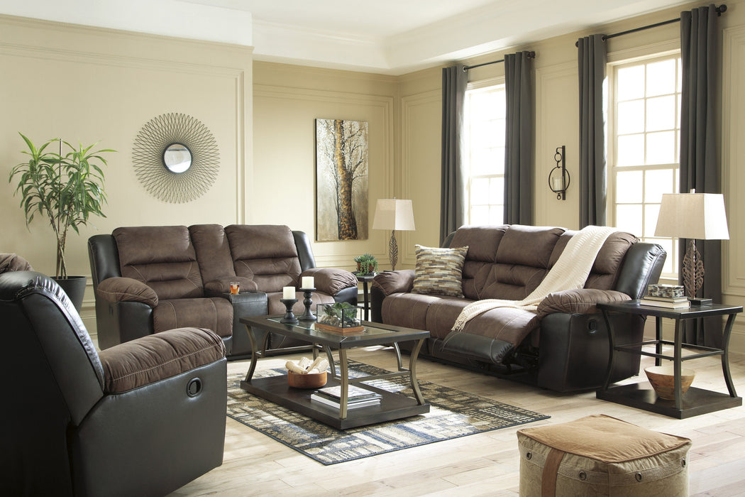 [SPECIAL] Earhart Chestnut Reclining Living Room Set