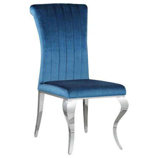 Stitch Gray & Gold Dining Chair (Set Of 2)