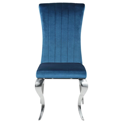 Stitch Gray & Gold Dining Chair (Set Of 2)