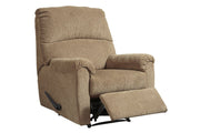 Nerviano Mocha Recliner - Lara FurnitureRecliner