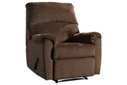 Nerviano Chocolate Recliner - Lara FurnitureRecliner