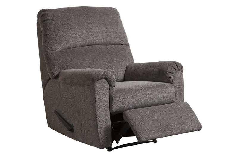 Nerviano Gray Recliner - Lara FurnitureRecliner