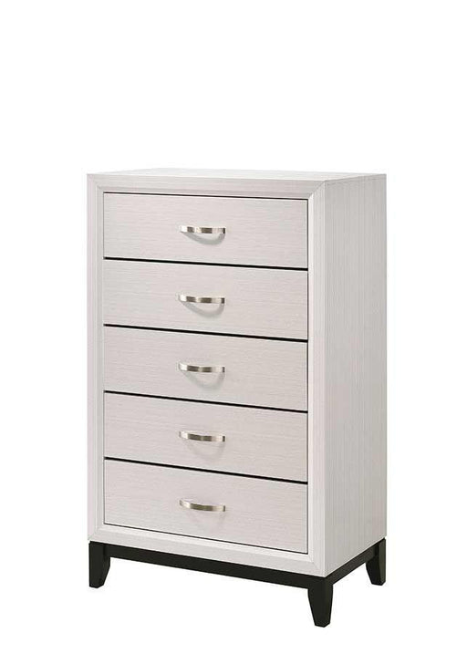 Akerson Chalk White Chest - Lara Furniture