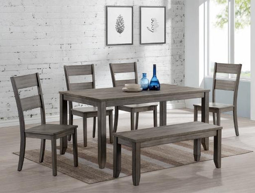 Sean Gray Melamine Dining Table - Lara Furniture