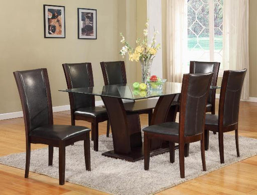 Camelia Espresso Rectangular Dining Set - Lara Furniture