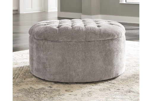 Carnaby Dove Oversized Accent Ottoman - Lara Furniture