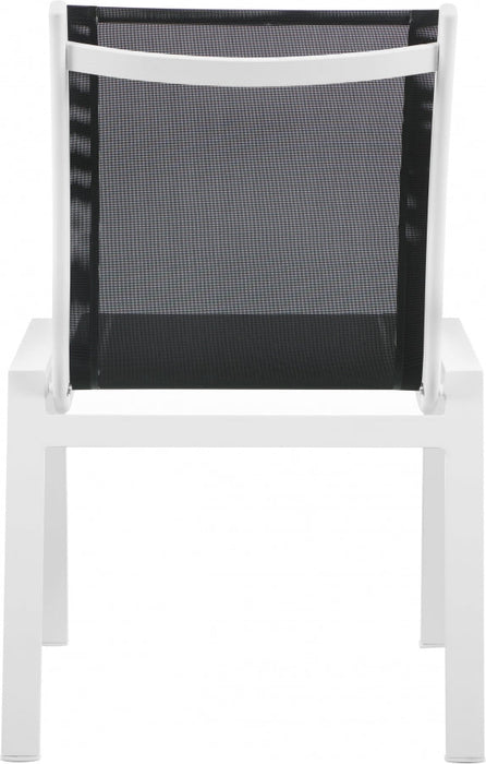 [HOT DEAL] Nizuc Mesh / Aluminum Black Outdoor Patio Aluminum Mesh Dining Chair (Set of 2)