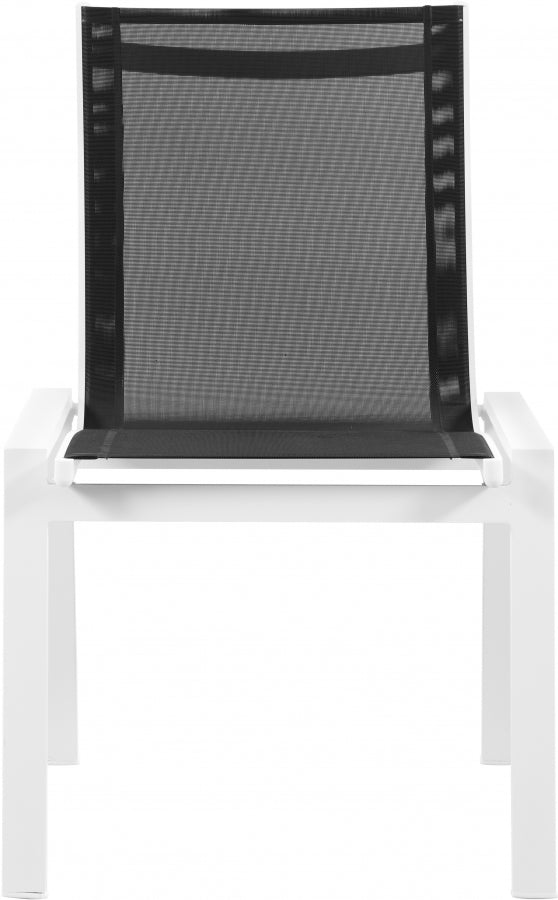 [HOT DEAL] Nizuc Mesh / Aluminum Black Outdoor Patio Aluminum Mesh Dining Chair (Set of 2)
