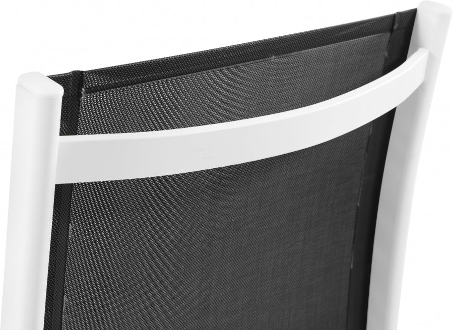 [HOT DEAL] Nizuc Mesh / Aluminum Black Outdoor Patio Aluminum Mesh Dining Chair (Set of 2)