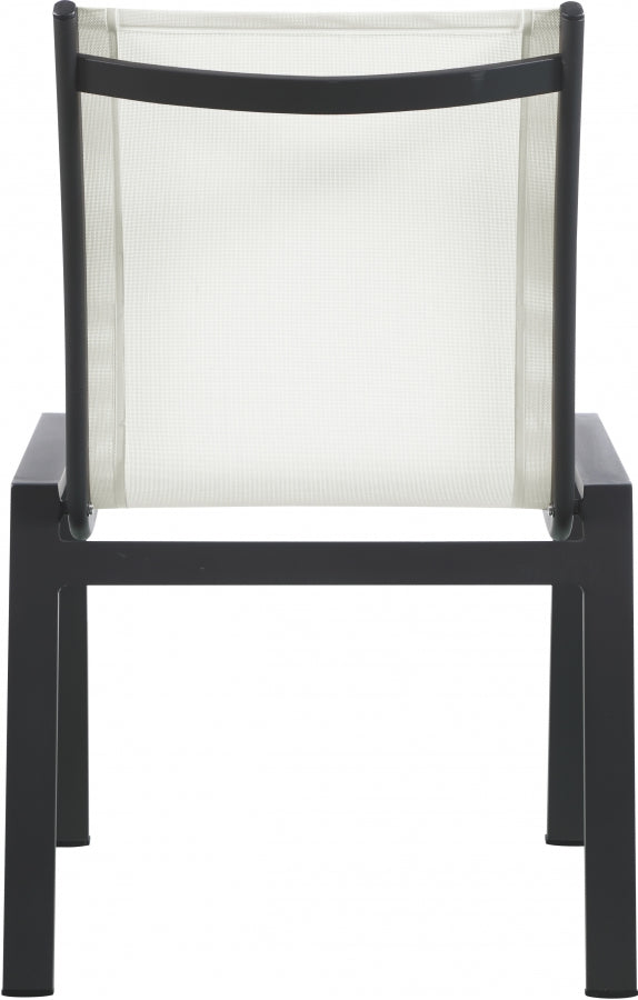 [HOT DEAL] Nizuc Mesh / Aluminum White Outdoor Patio Aluminum Mesh Dining Chair (Set of 2)