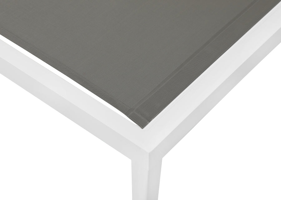 [HOT DEAL] Nizuc Mesh / Aluminum Grey Outdoor Patio Aluminum Mesh Chaise Lounge Chair