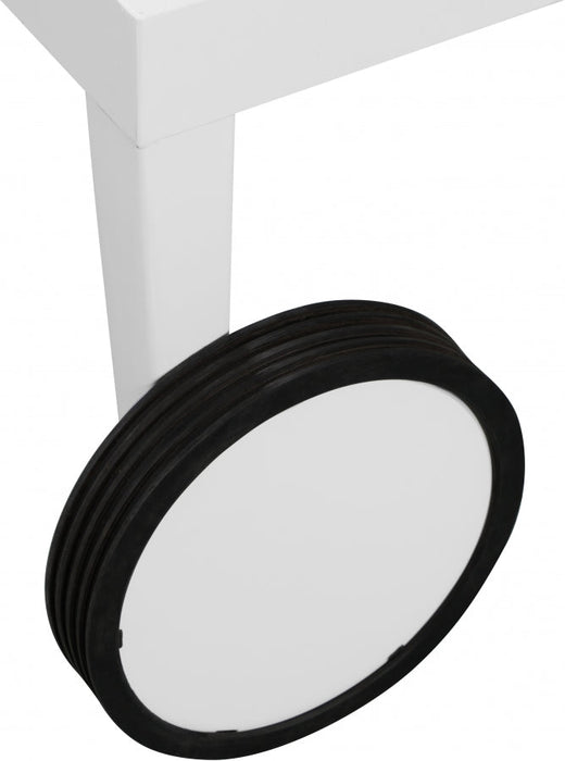 [HOT DEAL] Nizuc Mesh / Aluminum White Outdoor Patio Aluminum Mesh Chaise Lounge Chair