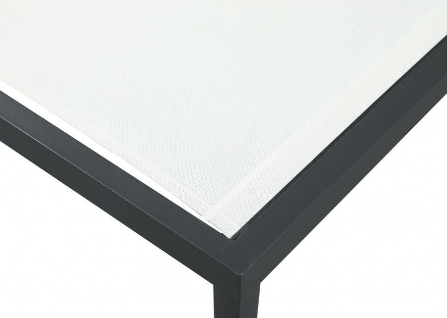 [HOT DEAL] Nizuc Mesh / Aluminum White Outdoor Patio Aluminum Mesh Chaise Lounge Chair