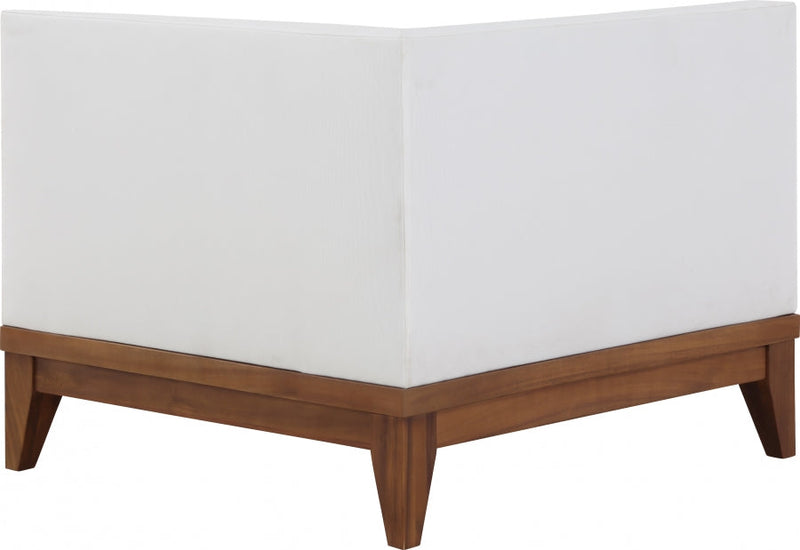 [HOT DEAL] Rio Acacia Wood / Quick Dry Foam Off Outdoor Patio Modular Corner Chair