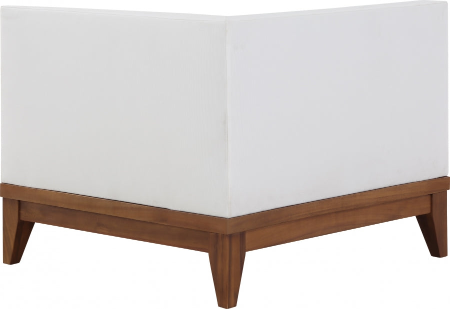 [HOT DEAL] Rio Acacia Wood / Quick Dry Foam Off Outdoor Patio Modular Corner Chair