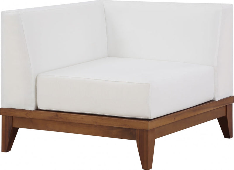 [HOT DEAL] Rio Acacia Wood / Quick Dry Foam Off Outdoor Patio Modular Corner Chair