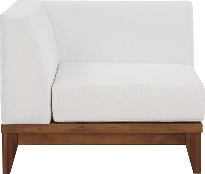 [HOT DEAL] Rio Acacia Wood / Quick Dry Foam Off Outdoor Patio Modular Corner Chair