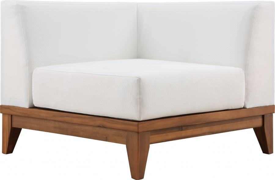 [HOT DEAL] Rio Acacia Wood / Quick Dry Foam Off Outdoor Patio Modular Corner Chair