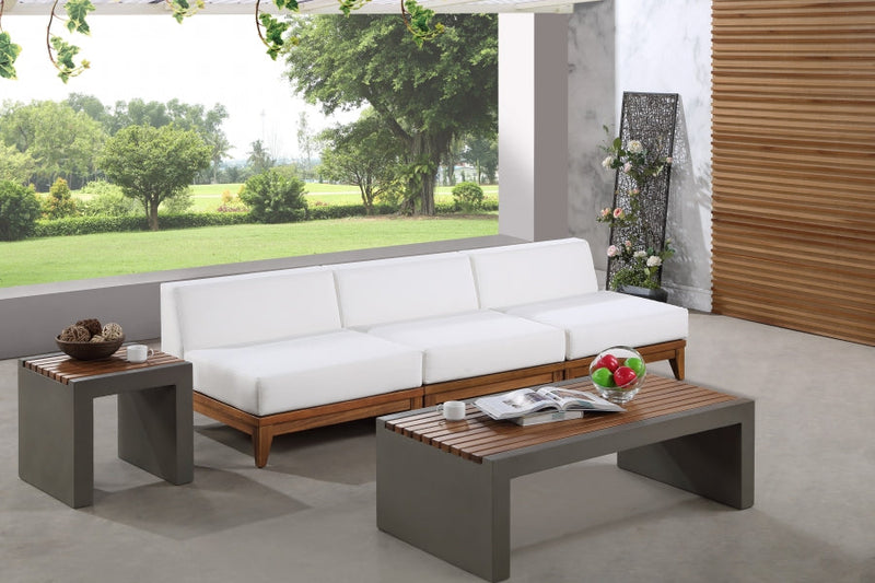 [HOT DEAL] Rio Acacia Wood / Quick Dry Foam Off Outdoor Patio Modular Sofa
