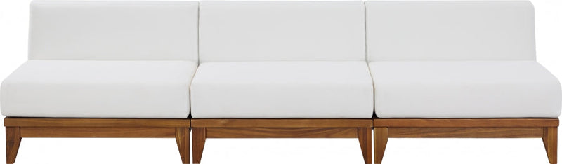 [HOT DEAL] Rio Acacia Wood / Quick Dry Foam Off Outdoor Patio Modular Sofa