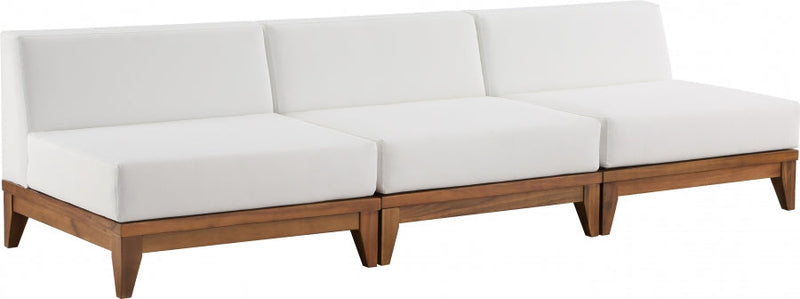 [HOT DEAL] Rio Acacia Wood / Quick Dry Foam Off Outdoor Patio Modular Sofa