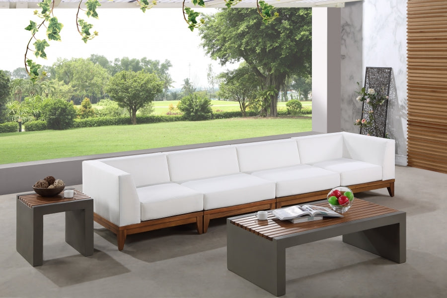 [HOT DEAL] Rio Acacia Wood / Quick Dry Foam Off Outdoor Patio Modular Sofa