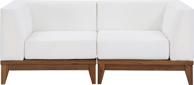 [HOT DEAL] Rio Acacia Wood / Quick Dry Foam Off Outdoor Patio Modular Sofa