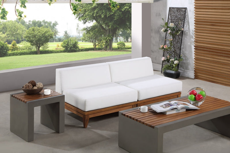 [HOT DEAL] Rio Acacia Wood / Quick Dry Foam Off Outdoor Patio Modular Sofa