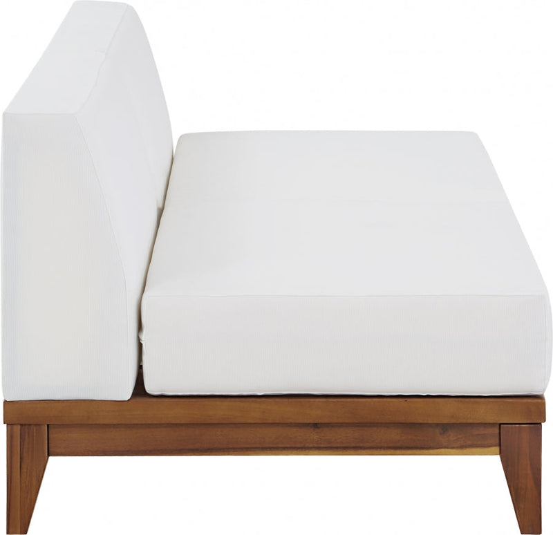 [HOT DEAL] Rio Acacia Wood / Quick Dry Foam Off Outdoor Patio Modular Sofa