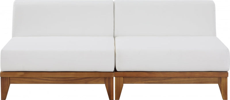 [HOT DEAL] Rio Acacia Wood / Quick Dry Foam Off Outdoor Patio Modular Sofa