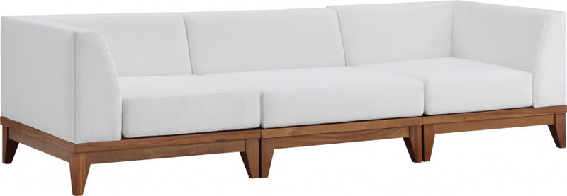 [HOT DEAL] Rio Acacia Wood / Quick Dry Foam Off Outdoor Patio Modular Sofa
