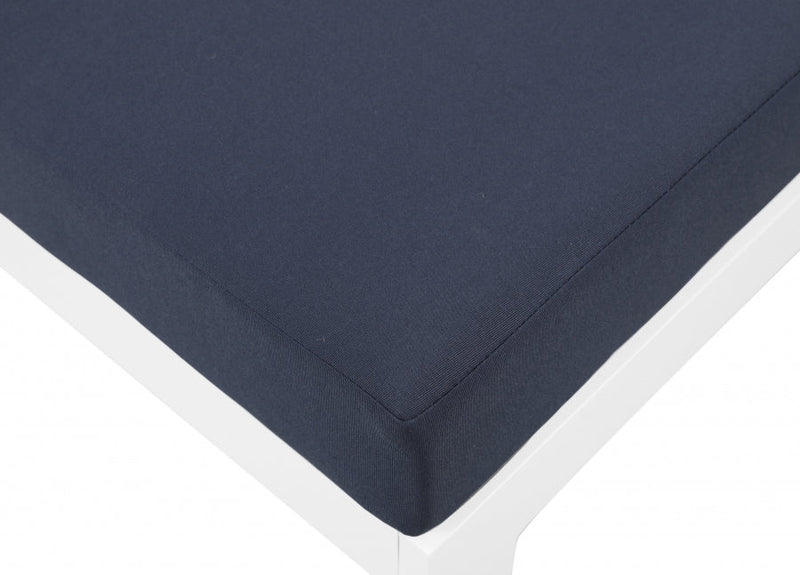 [HOT DEAL] Nizuc Fabric / Foam / Aluminum Navy Outdoor Patio Modular Sectional