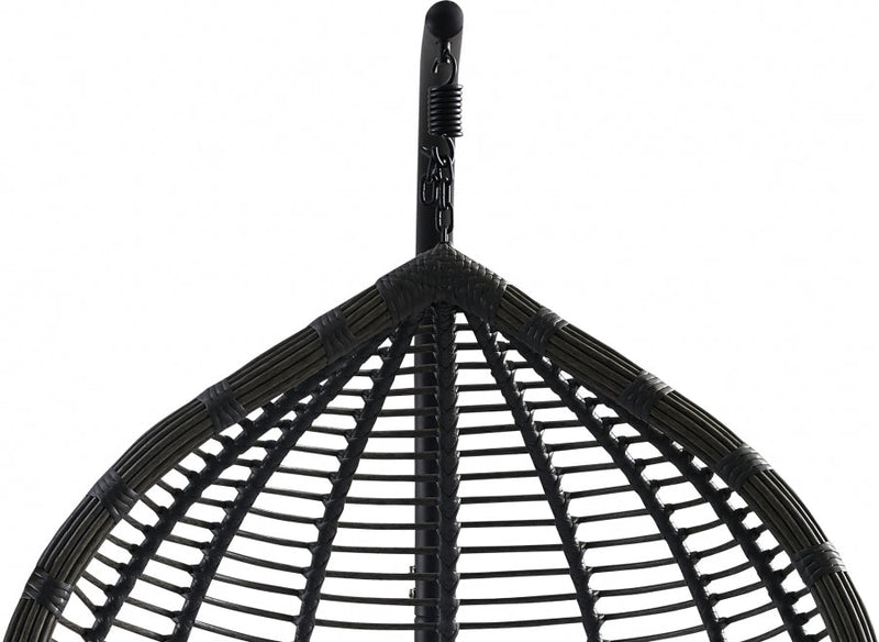[HOT DEAL] Tarzan Steel Dark Outdoor Patio Swing Chair