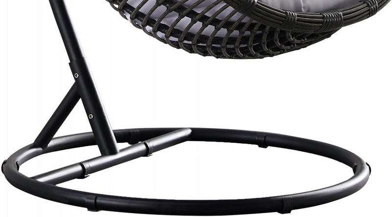 [HOT DEAL] Tarzan Steel Dark Outdoor Patio Swing Chair