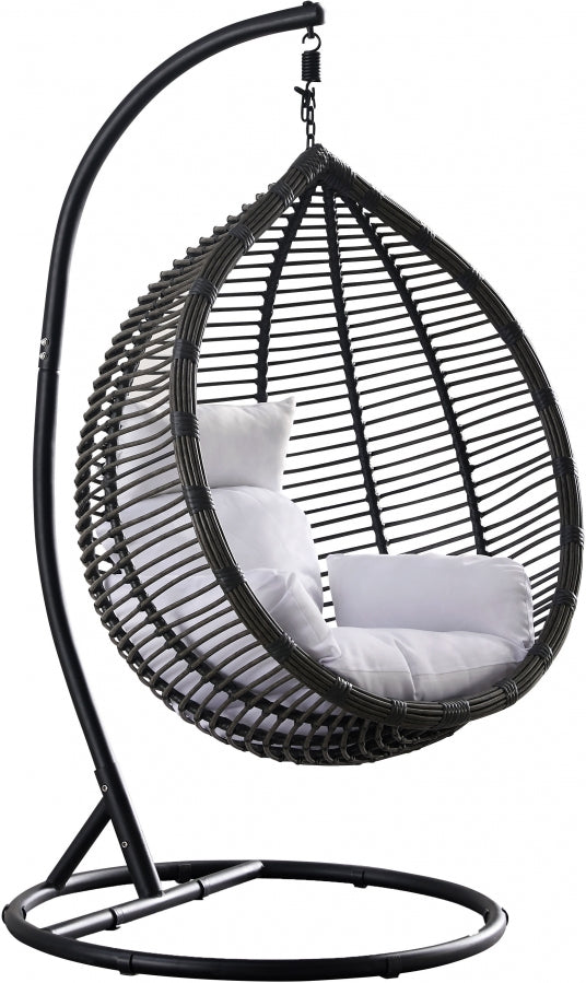 [HOT DEAL] Tarzan Steel Dark Outdoor Patio Swing Chair