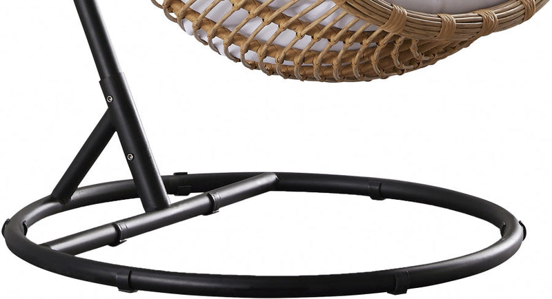 [HOT DEAL] Tarzan Steel Natural Outdoor Patio Swing Chair