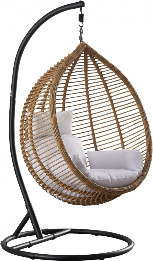 [HOT DEAL] Tarzan Steel Natural Outdoor Patio Swing Chair