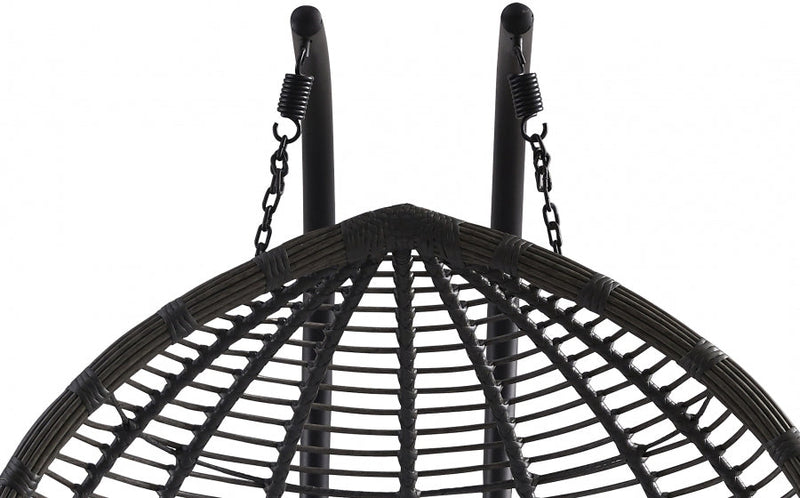 [HOT DEAL] Tarzan Steel Dark Outdoor Patio Double Swing Chair