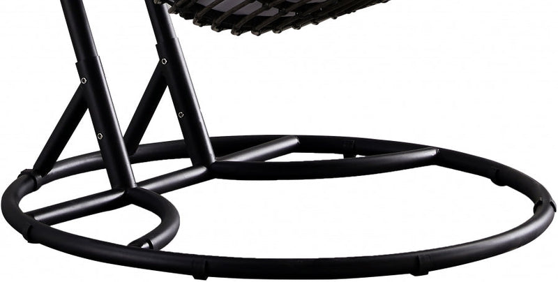 [HOT DEAL] Tarzan Steel Dark Outdoor Patio Double Swing Chair