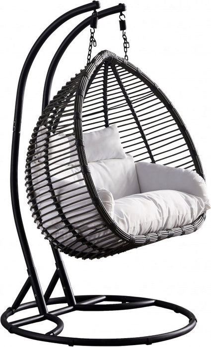 [HOT DEAL] Tarzan Steel Dark Outdoor Patio Double Swing Chair